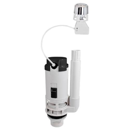 Fluidmaster PRO550UK, duales Spülventil zur Montage oben, an der Seite oder vorne von Fluidmaster