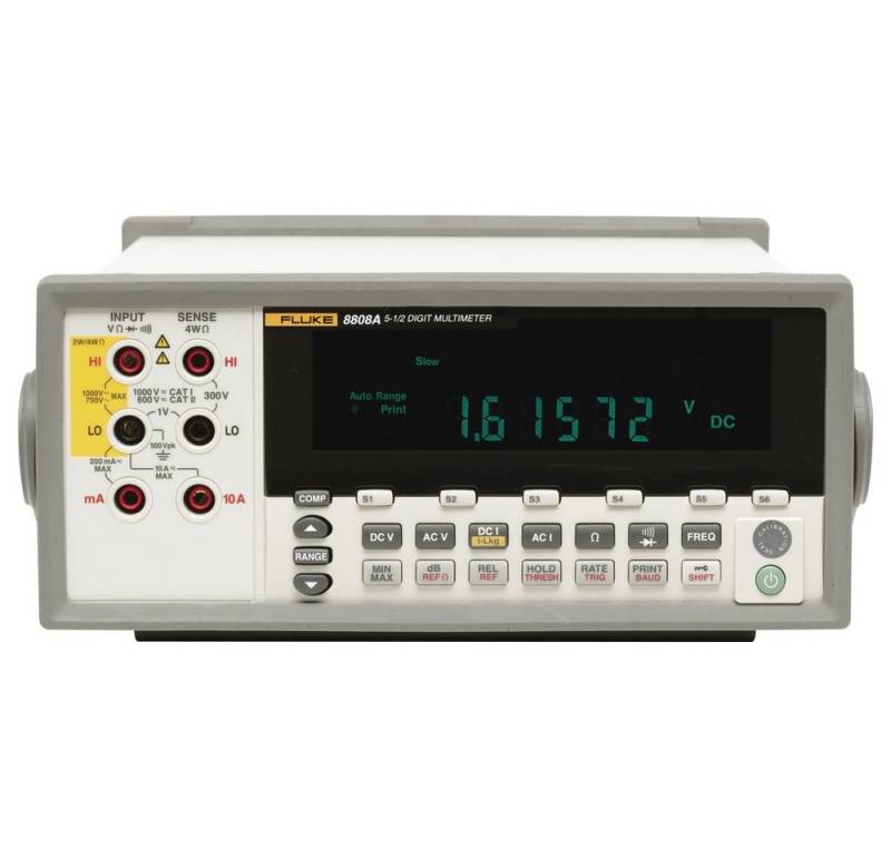 Fluke Calibration Spannungsprüfer Fluke Calibration 8808A 240V Tisch-Multimeter digital CAT I 1000 V, (8808A 240V) von Fluke Calibration