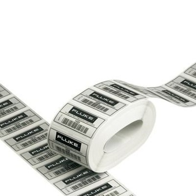 Aufkleber mit Zahlen 1001-2000 für Barcode von Fluke