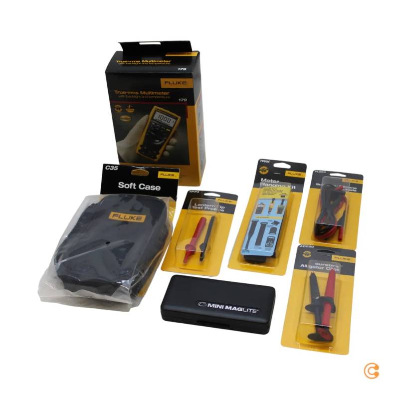 B-Ware Fluke 179/Mag2 Kit Hand Multimeter Messgerät Strommesser Spannungsprüfer B-Ware Fluke 179/Mag2 Kit Hand Multimeter Messgerät Strommesser Spannungsprüfer von Fluke