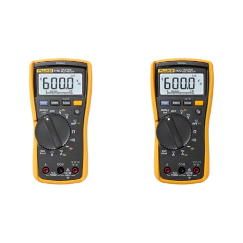 Fluke 117 Digitaler Multimeter, LCD, 6000 Ziffern CAT III 600 V (Packung mit 2) von Fluke