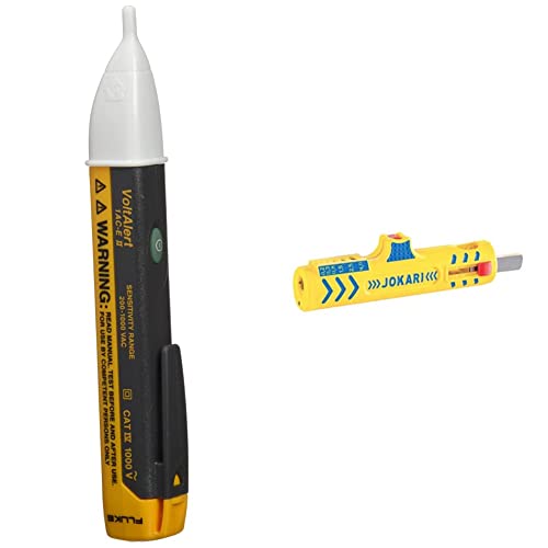 Fluke 1AC II VoltAlert Spannungsmesser Spannungsprüfer 200–1000 V Fluke 1 ACII & Jokari 30155 Secura Super Entmanteler No. 15 Neuheit von Fluke