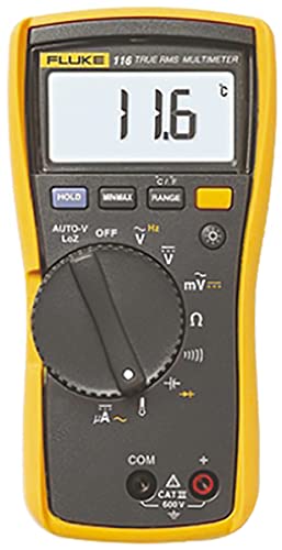 Fluke Digital-Multimeter Kompakt 116 mit Diodentest und Temperaturmessung 2583601 von Fluke