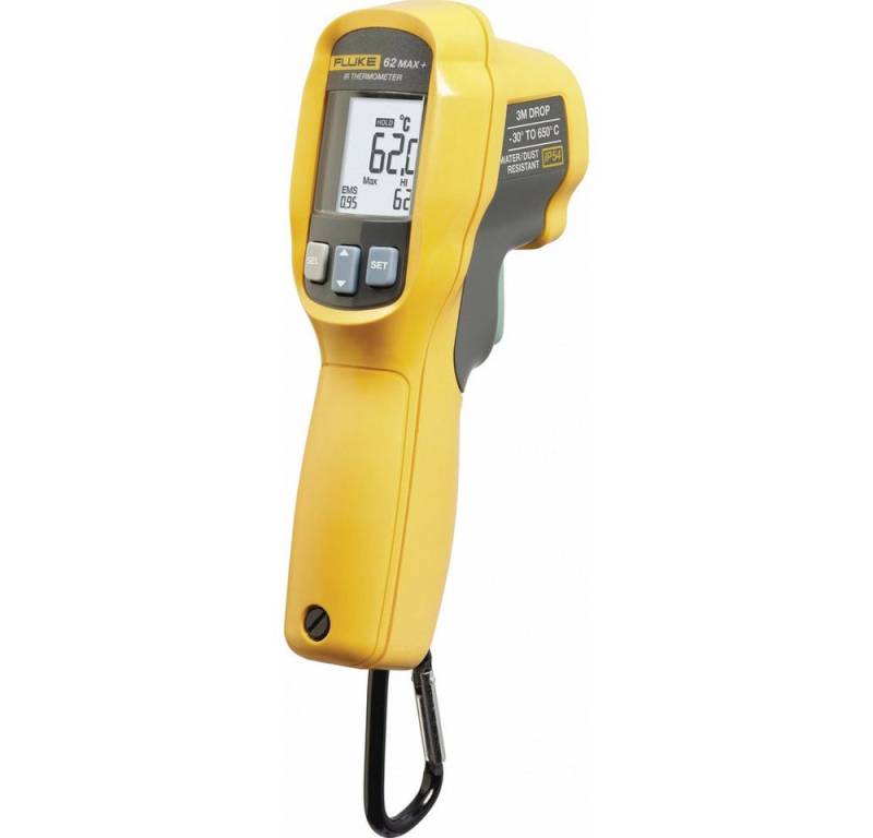 Fluke Infrarot-Thermometer Fluke 62 MAX+ Infrarot-Thermometer Optik 12:1 -30 - +650 °C von Fluke