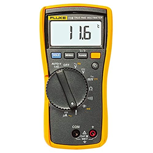 Fluke Digital-Multimeter Kompakt 116 mit Diodentest und Temperaturmessung 2583601 von Fluke