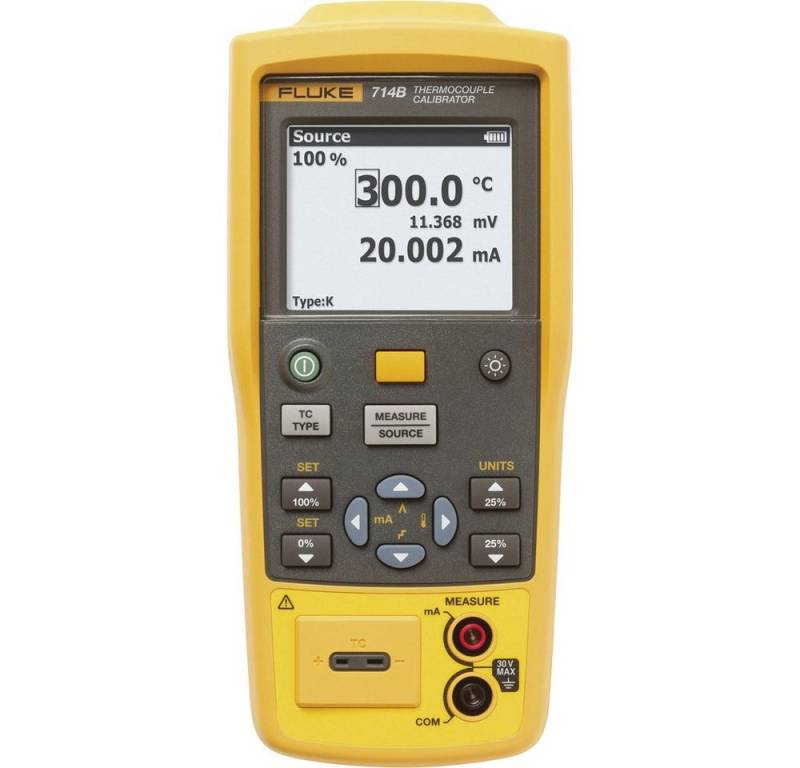 Fluke Multimeter Fluke 714B Kalibrator Temperatur, Spannung von Fluke