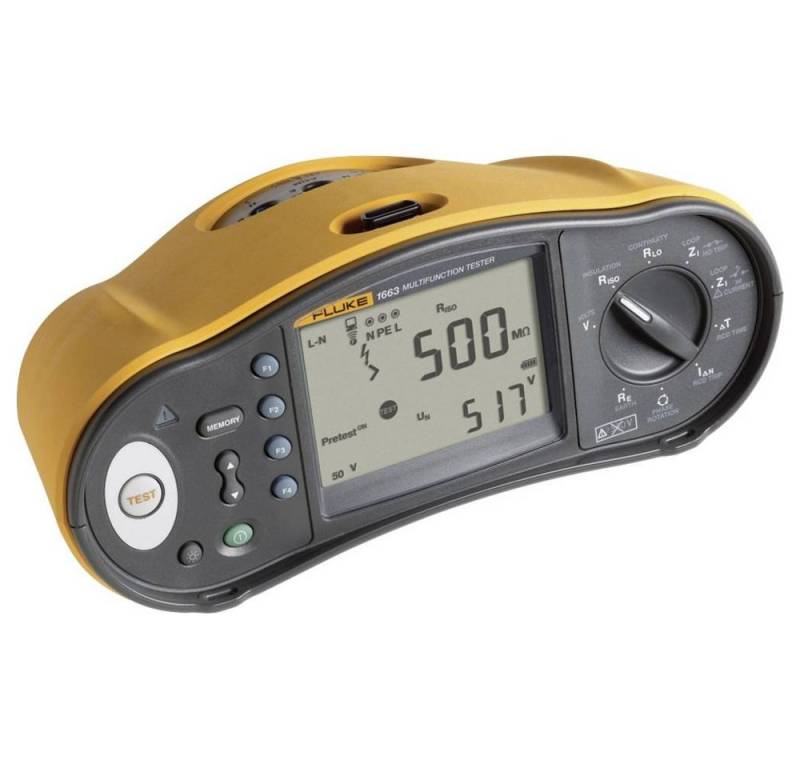 Fluke Multimeter Multifunktions-Installationstester 1663 CH von Fluke