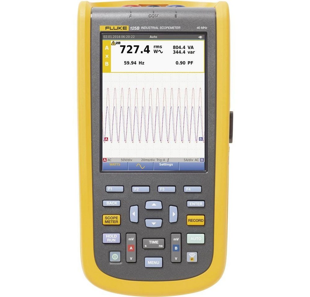Fluke Multimeter Tragbares Industrieoszilloskop ScopeMeter® 4755975, Multimeter-Funktionen von Fluke