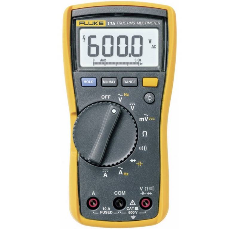 Fluke Spannungsprüfer Fluke 115 Hand-Multimeter digital CAT III 600 V Anzeige (Counts): 60, (115) von Fluke