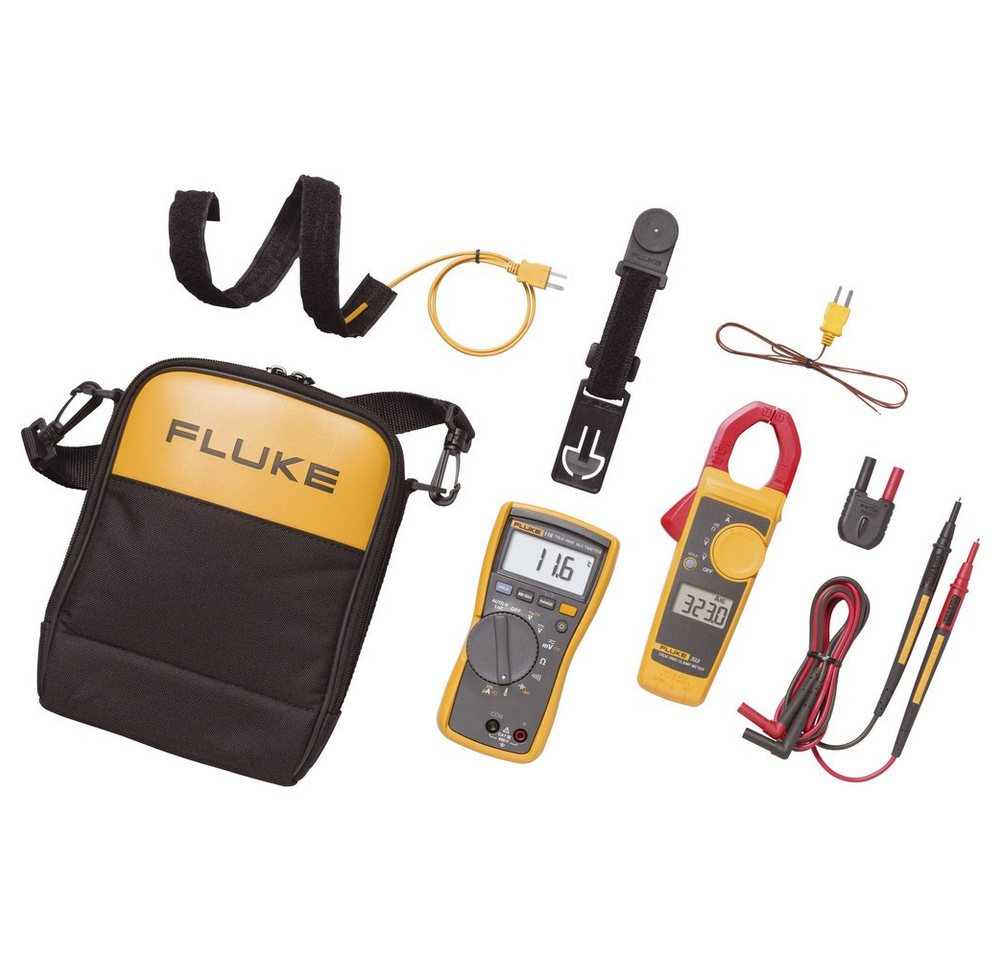 Fluke Spannungsprüfer Fluke 116/323 Hand-Multimeter, Stromzange digital CAT III 600 V Anze, (116/323) von Fluke