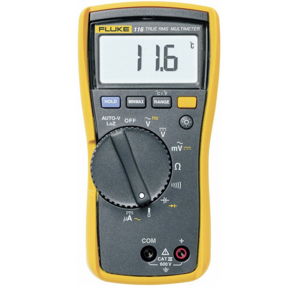 Fluke Spannungsprüfer Fluke 116 Hand-Multimeter digital CAT III 600 V Anzeige (Counts): 60, (116) von Fluke