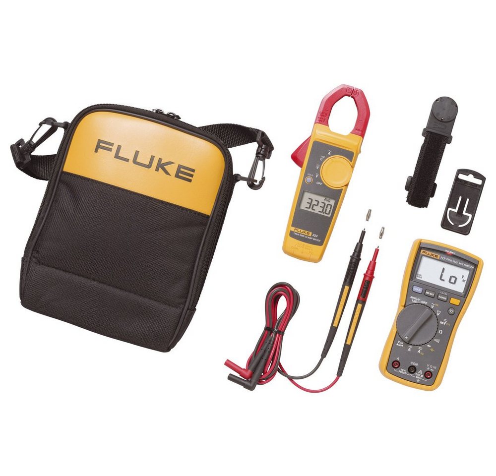 Fluke Spannungsprüfer Fluke 117/323 Hand-Multimeter, Stromzange digital CAT III 600 V Anze, (117/323) von Fluke