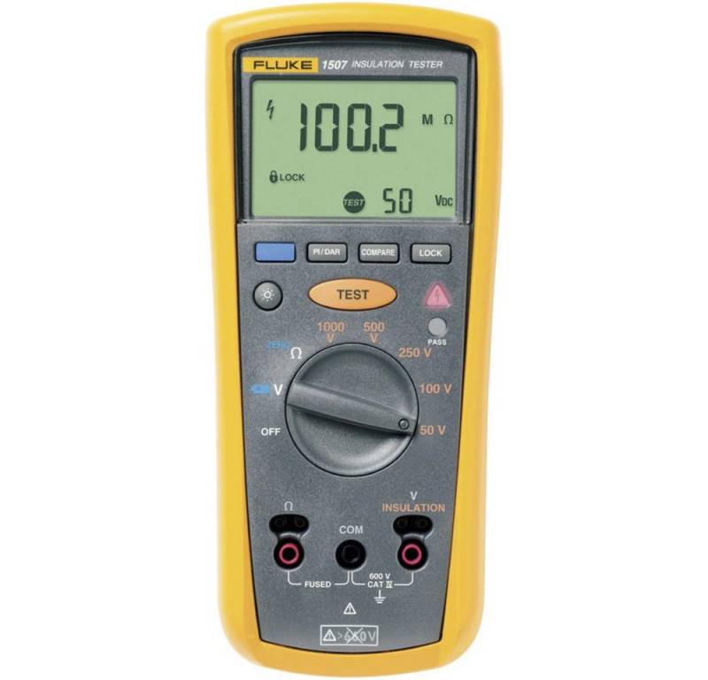 Fluke Spannungsprüfer Fluke 1507 Isolationsmessgerät 50 V, 100 V, 250 V, 500 V, 1000 V 10 G Fluke Spannungsprüfer Fluke 1507 Isolationsmessgerät 50 V, 100 V, 250 V, 500 V, 1000 V 10 G von Fluke