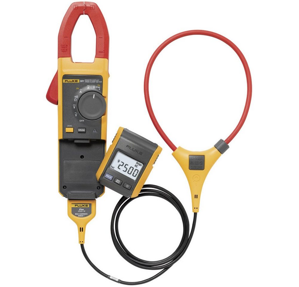 Fluke Spannungsprüfer Fluke 381 Stromzange, Hand-Multimeter digital CAT III 1000 V, CAT IV, (381) von Fluke