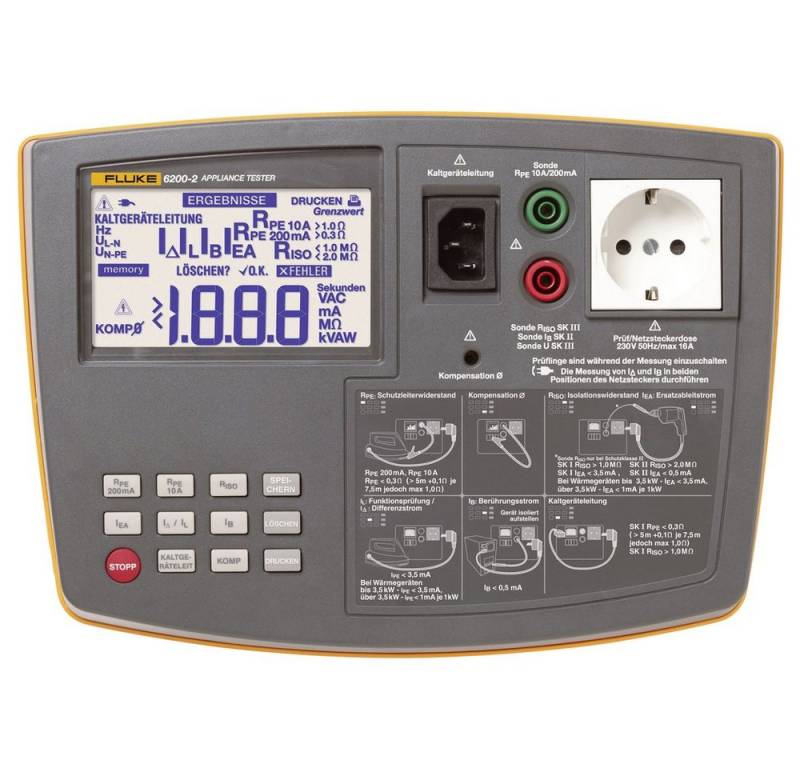 Fluke Spannungsprüfer Fluke 6200-2 Installationstester VDE-Norm 0413, (6200-2) von Fluke