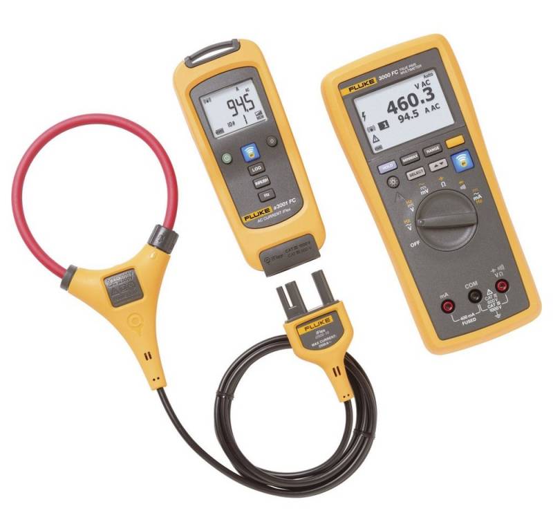 Fluke Spannungsprüfer Fluke FLK-A3001 FC KIT Stromzange, Hand-Multimeter digital Grafik-Dis, (FLK-A3001 FC KIT) von Fluke