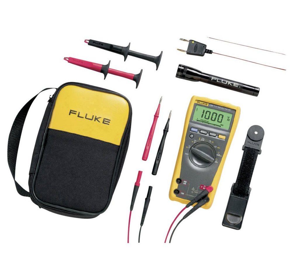 Fluke Spannungsprüfer Fluke FLUKE-179/MAG2 KIT Hand-Multimeter, (FLUKE-179/MAG2 KIT) von Fluke