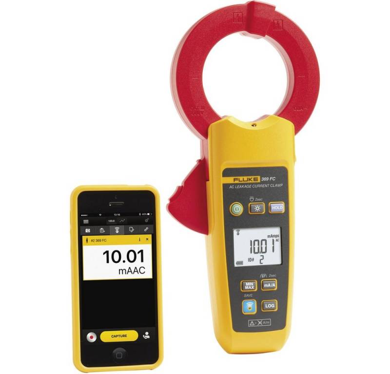 Fluke Spannungsprüfer Fluke 369 FC Stromzange digital Datenlogger CAT III 600 V Anzeige (Co, (369 FC) von Fluke