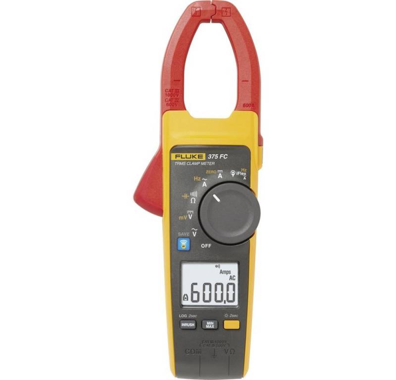 Fluke Spannungsprüfer Fluke 375 FC Hand-Multimeter, Stromzange digital CAT III 1000 V, CAT, (375 FC) von Fluke