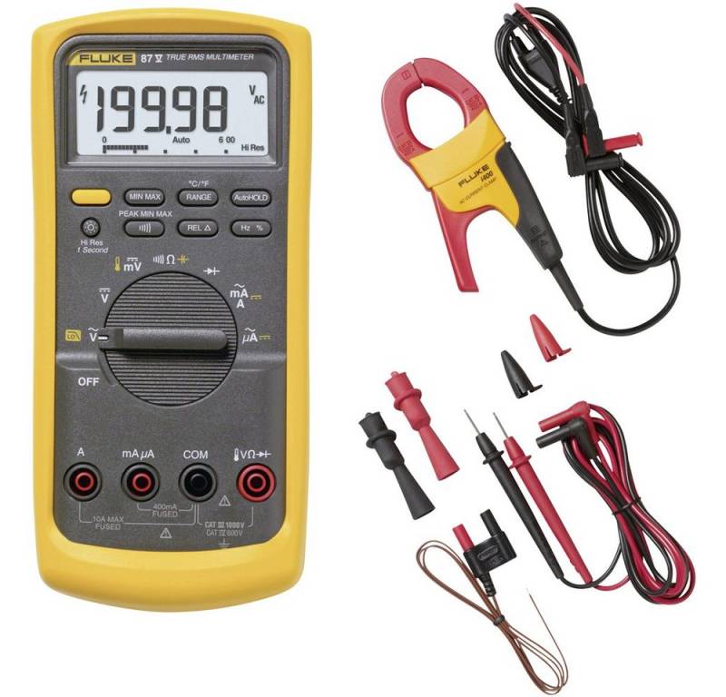 Fluke Spannungsprüfer Fluke 87V IMSK Hand-Multimeter digital CAT III 1000 V, CAT IV 600 V, (87V IMSK) von Fluke