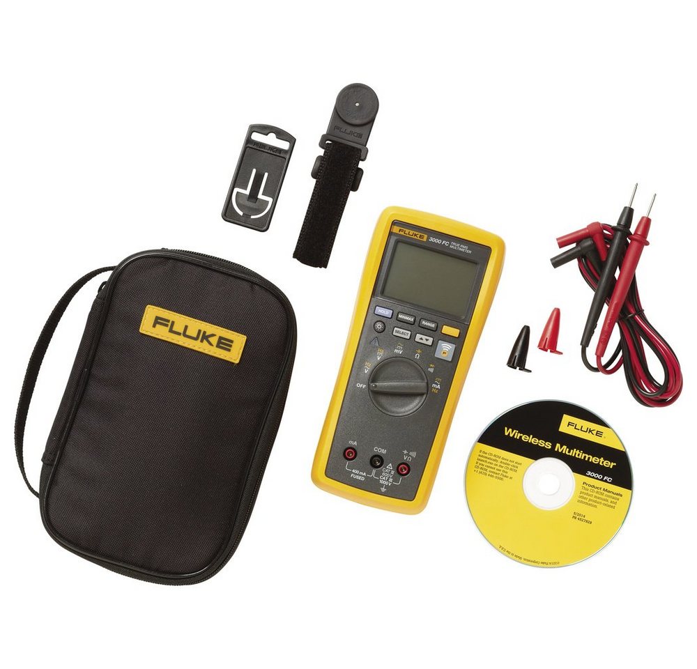 Fluke Spannungsprüfer Fluke FLK-3000FC/TPAK COMBO KIT Hand-Multimeter digital Grafik-Displa, (FLK-3000FC/TPAK COMBO KIT) von Fluke