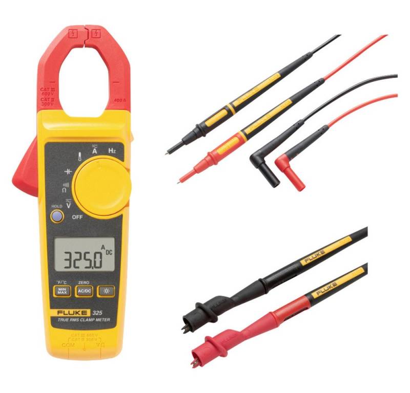 Fluke Spannungsprüfer Fluke FLK-325/TL175/AC175 Stromzange, Hand-Multimeter digital CAT II, (FLK-325/TL175/AC175) von Fluke
