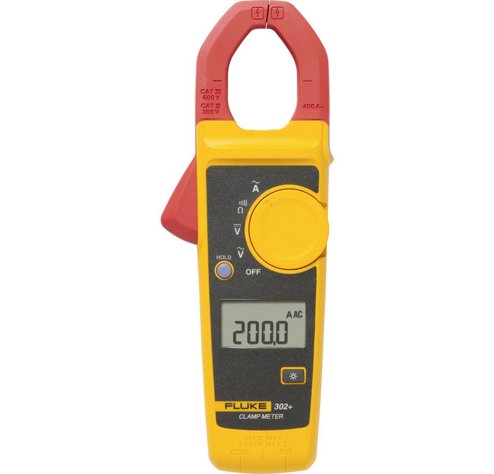 Fluke Spannungsprüfer Fluke FLUKE-302+/EUR Stromzange digital CAT III 600 V, CAT IV 300 V, (FLUKE-302+/EUR) von Fluke