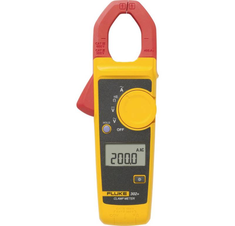 Fluke Spannungsprüfer Fluke FLUKE-302+/EUR Stromzange digital CAT III 600 V, CAT IV 300 V, (FLUKE-302+/EUR) von Fluke