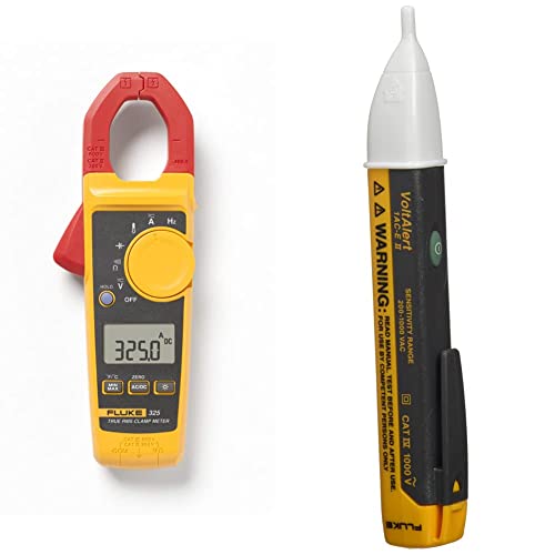 Fluke Strommesszange, 1 Stück, 325 & 1AC II VoltAlert Spannungsmesser Spannungsprüfer 200–1000 V Fluke 1 ACII von Fluke