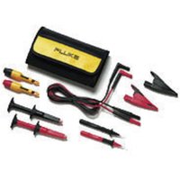 Fluke TLK281-1 Sicherheits-Messleitungs-Set Lamellenstecker 4 mm Lamellenstecker 4 mm 1.50 m Schwarz von Fluke