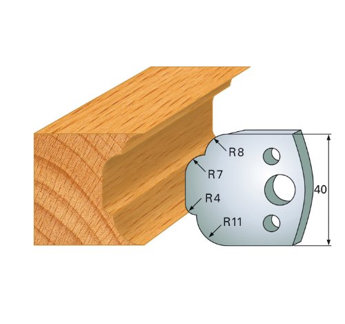Flury SP-Profilmesser 40 x 4 mm Profil No 23 von Flury Systems