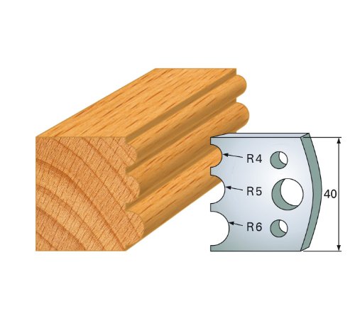 Flury SP-Profilmesser 40 x 4 mm Profil No 90 von Flury Systems