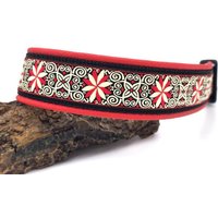 Hundehalsband Cinnie Rot Hundehalsband Cinnie Rot von FluseHundedesign