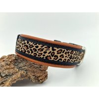 Hundehalsband Leo Print Hundehalsband Leo Print von FluseHundedesign