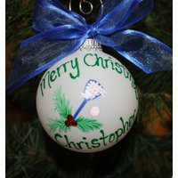 Handbemalte Lacrosse-Verzierung Personalisiertes Sportgeschenk von FlutterbyConnections