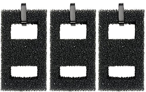 Fluval (3 Pack) Schaumstoff Flex 15 g Schwarz Filter Einsatz von Fluval