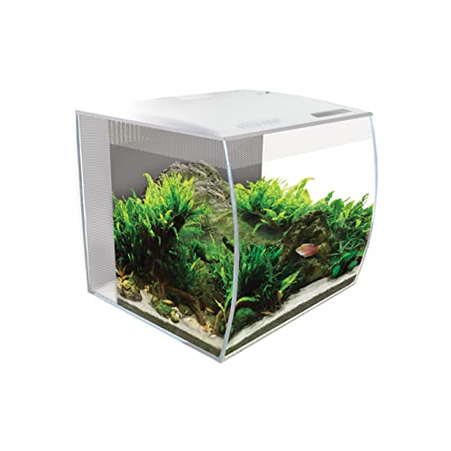 Fluval Flex Nano Aquarium 34L, Süßwasser Aquarium, weiß, 1 Stück (1er Pack) von Fluval