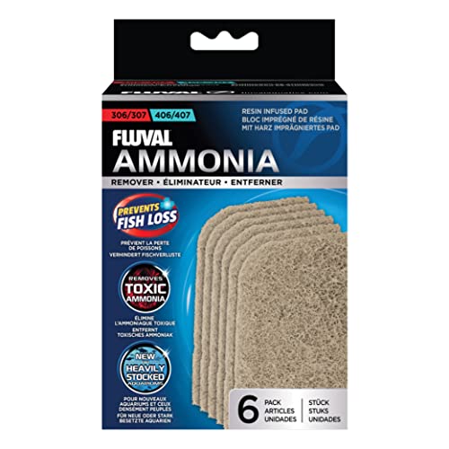 Fluval Ammoniak Entferner Pads, für Fluval Außenfilter 307 und 407, 6er Pack von Fluval