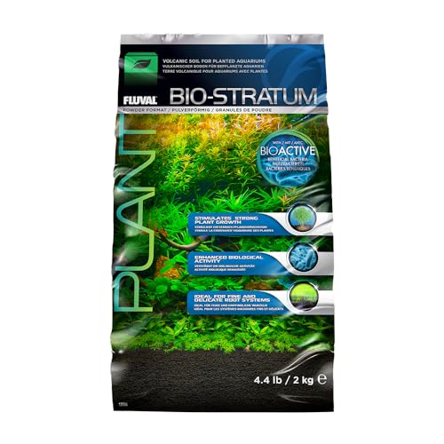 Fluval Bio Stratum, vulkanischer Bodengrund für bepflanzte Aquarien, 2 Kg von Fluval