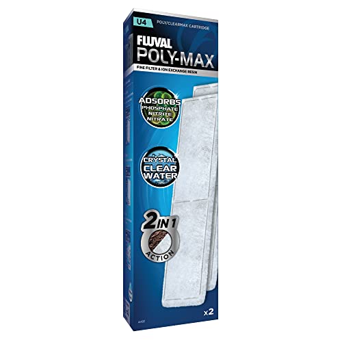 Fluval Clearmax Filtereinsatz mit Premium-Harz zur Absorbierung von Phosphat, Nitrit und Nitrat für Fluval Innenfilter U4, 2er Pack Fluval Clearmax Filtereinsatz mit Premium-Harz zur Absorbierung von Phosphat, Nitrit und Nitrat für Fluval Innenfilter U4, 2er Pack von Fluval