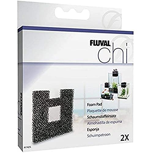 Fluval Ersatz-Schaumstoffeinsatz für das Fluval Chi I und II Aquarium, 2er Pack von Fluval