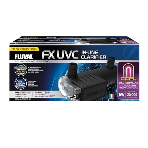 Fluval FX UVC Inline-Klärgerät Fluval FX UVC Inline-Klärgerät von Fluval