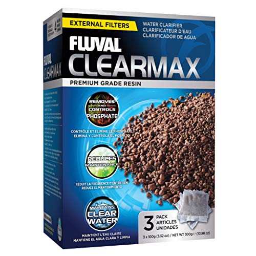 Fluval Clearmax Phosphatentferner, Premium-Harz zur Entfernung von Phosphat, Nitrit und Nitrat, 3 x 100g von Fluval