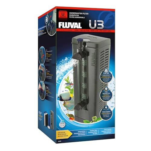 Fluval U3 Innenfilter, für Aquarien von 90 bis 150l, 6W von Fluval