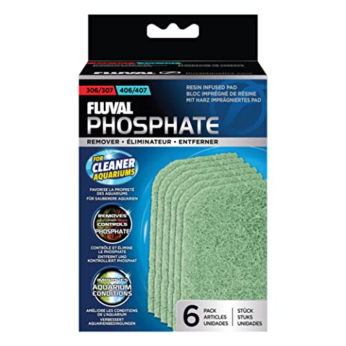 Fluval Phosphat Entferner, für Fluval Außenfilter 307 und 407, 6er Pack von Fluval