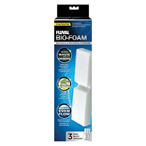 Fluval Schaumstoffpatrone, für Fluval Außenfilter FX4, FX5 und FX 6, 3er Pack Fluval Schaumstoffpatrone, für Fluval Außenfilter FX4, FX5 und FX 6, 3er Pack von Fluval