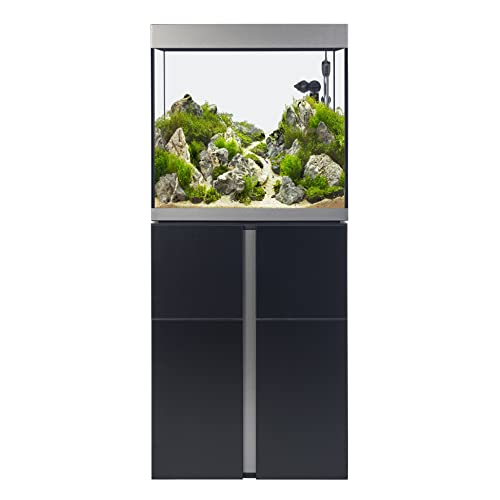 Fluval Siena 160 Aquarienkombination bestehend aus Aquarium 166L und Schrank in Schwarz von Fluval