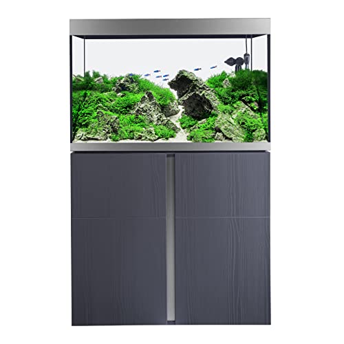 Siena 270 Aquarienkombination bestehend aus Aquarium 272L und Schrank in Graphit von Fluval