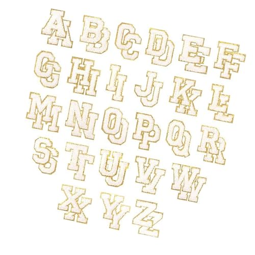 1 Set Letter Patches Einstellen Auf Bestickte A Z Buchstabenaufkleber Für Baghut Dekoration Nähen von Fluxioxtna