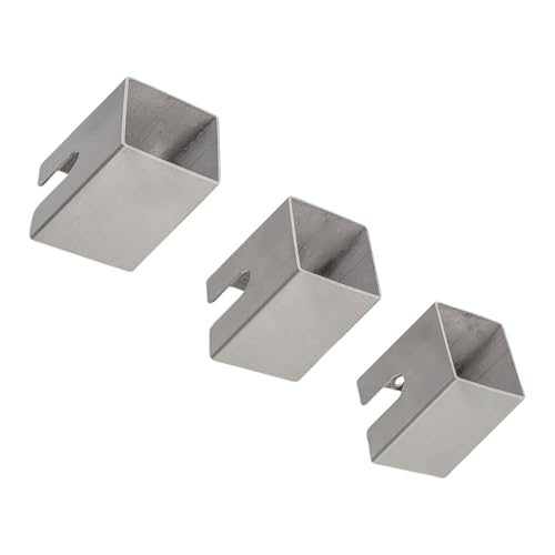 3pcs Edelstahl Abstandshalter Easy Cleaning Spacer Camping Grills Accessoire Für Brandfässer Und Grillplatte Teller Trennung Edelstahl Abstandhalter von Fluxioxtna